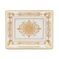 bernardaud aux rois ashtray rectangular gold