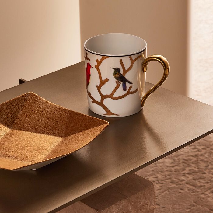Aux Oiseaux Mug Gold bernardaud aux oiseaux mug gold