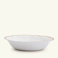 Pompadour Serving Bowl Gold 24cm bernardaud pompadour serving bowl gold 24cm