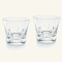 baccarat beluga drinking glass clear set of 2