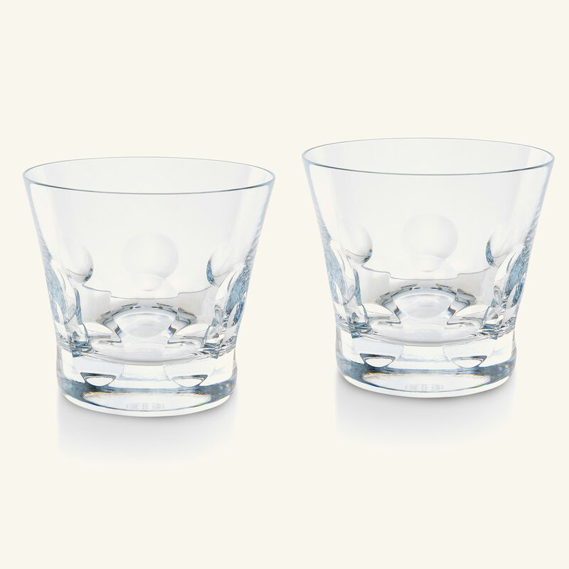 baccarat beluga drinking glass clear set of 2