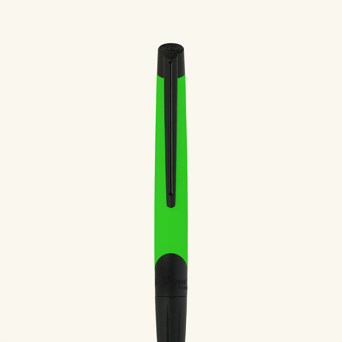 Fluo Defi Milenium Ballpoint Pen Neon Green st dupont fluo defi milenium ballpoint pen neon green