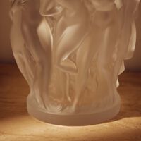 Bacchantes Vase Small Clear lalique bacchantes vase small clear
