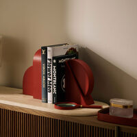 assouline cubist right bookend red