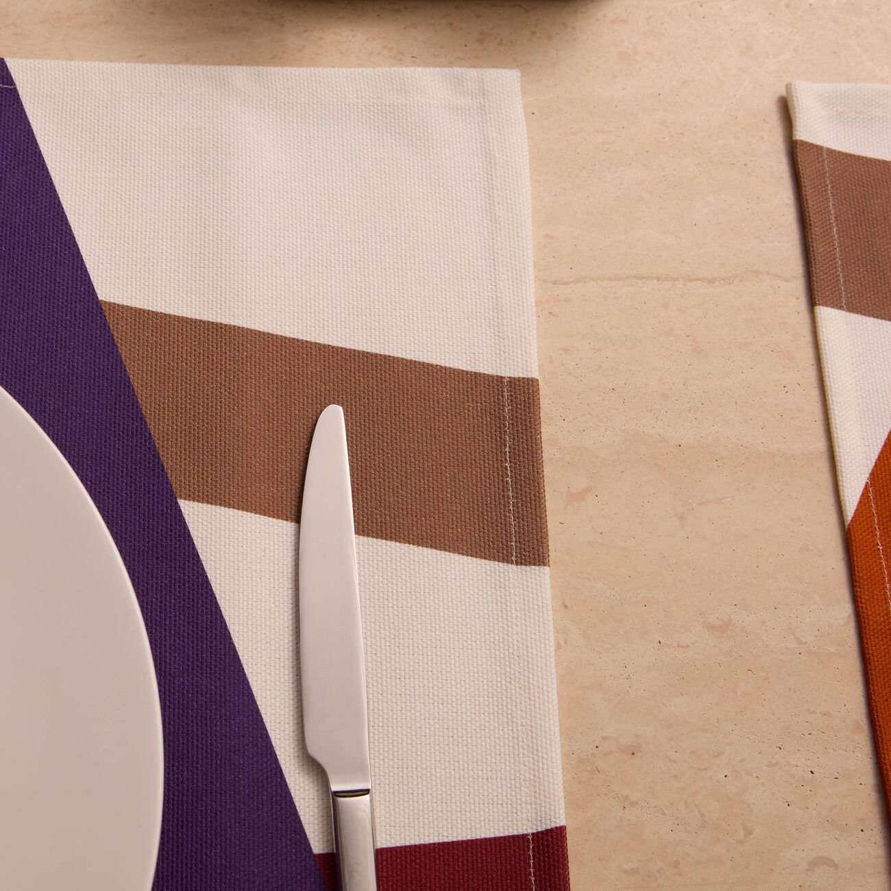 ميسوني هوم طقم مفارش ناستري متعدد الألوان من قطعتين