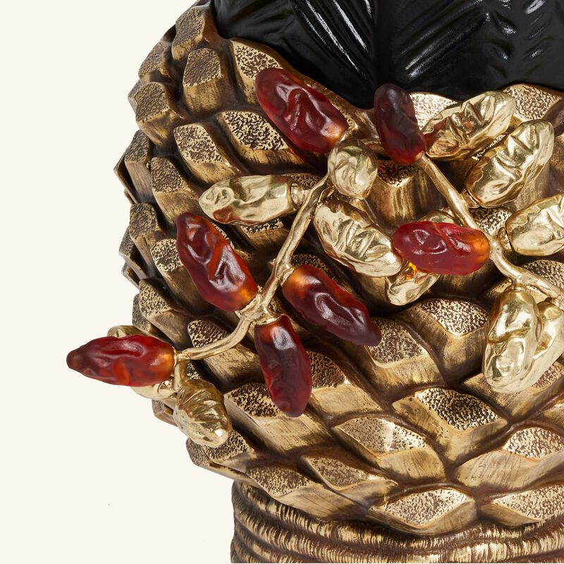 daum palm beach vase extra large blue