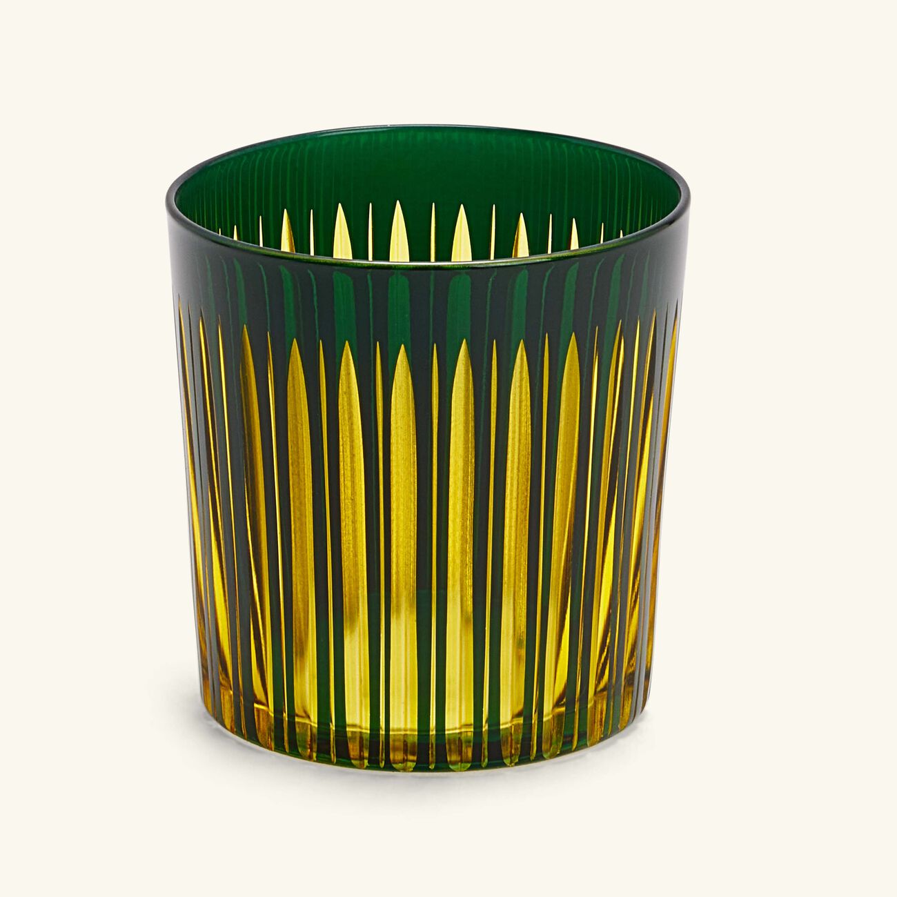 l objet prism double old fashioned glasses green set of 4