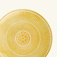 Malmaison Riviera Dessert Plate Round Yellow 21 cm christofle malmaison riviera dessert plate round yellow 21 cm