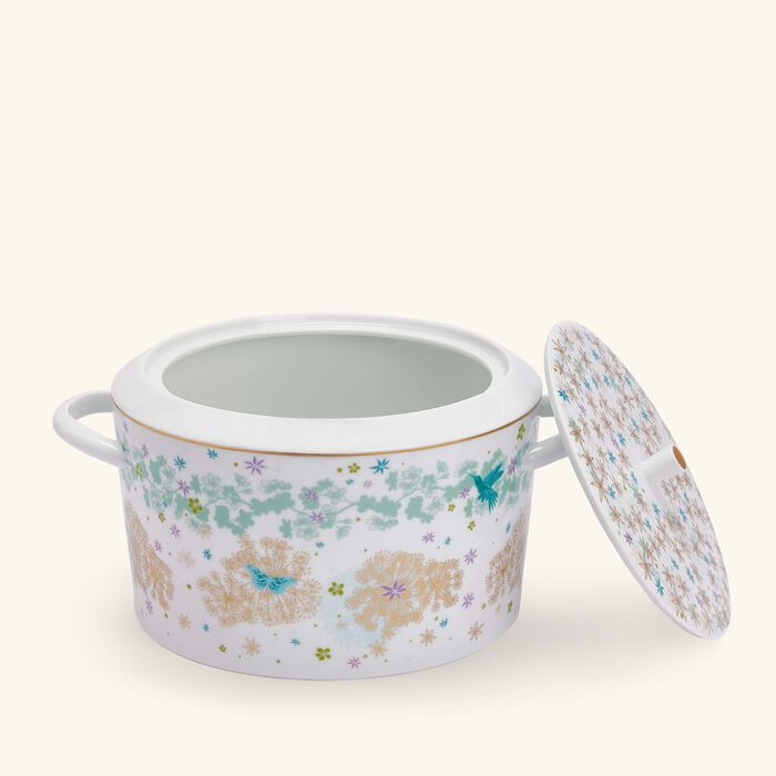 bernardaud feerie michael cailloux soup tureen pink