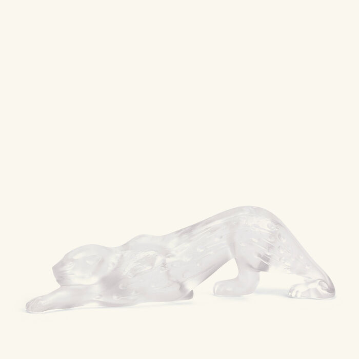 lalique zeila panther sculpture small clear