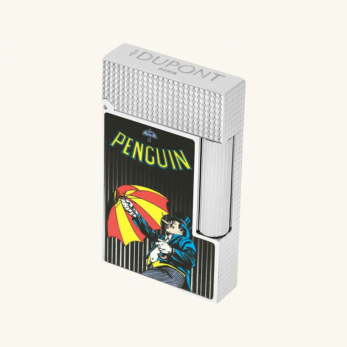 DC Comics Penguin Ligne 2 Cling Lighter Silver 5cm st dupont dc comics penguin ligne 2 cling lighter silver 5cm
