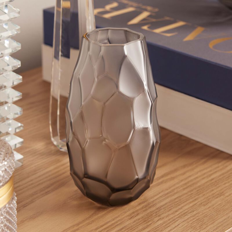 لاليك مزهرية تيرامينيرال سيلكس صغيرة رمادية