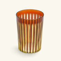 Prism Highball Glasses Amber Set of 4 l objet prism highball glasses amber set of 4