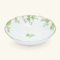 bernardaud albertine soup plate round green 19cm