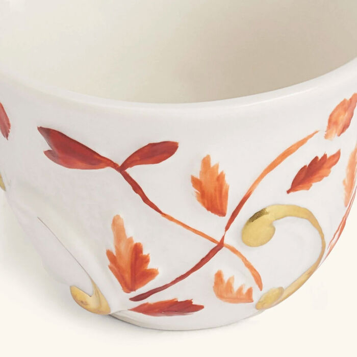 villari taormina arabic coffee cup red set of 6