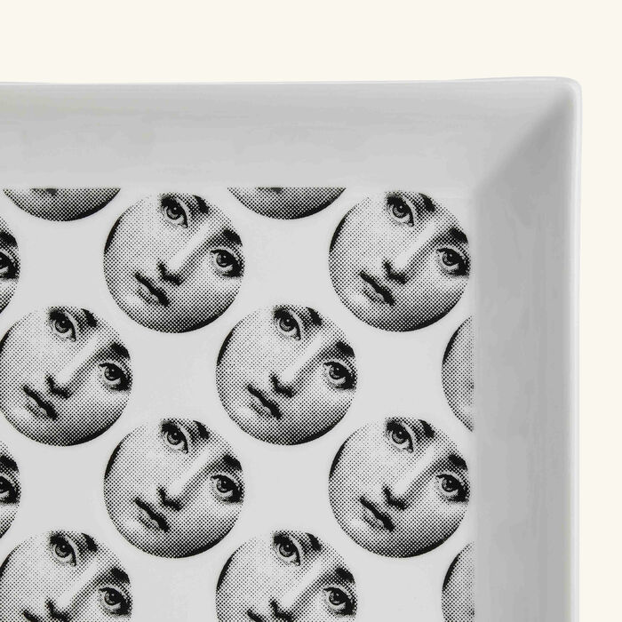 fornasetti tema e variazioni no 198 trinket tray square small white