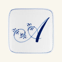 royal copenhagen alphabet collection a bonbonniere box white