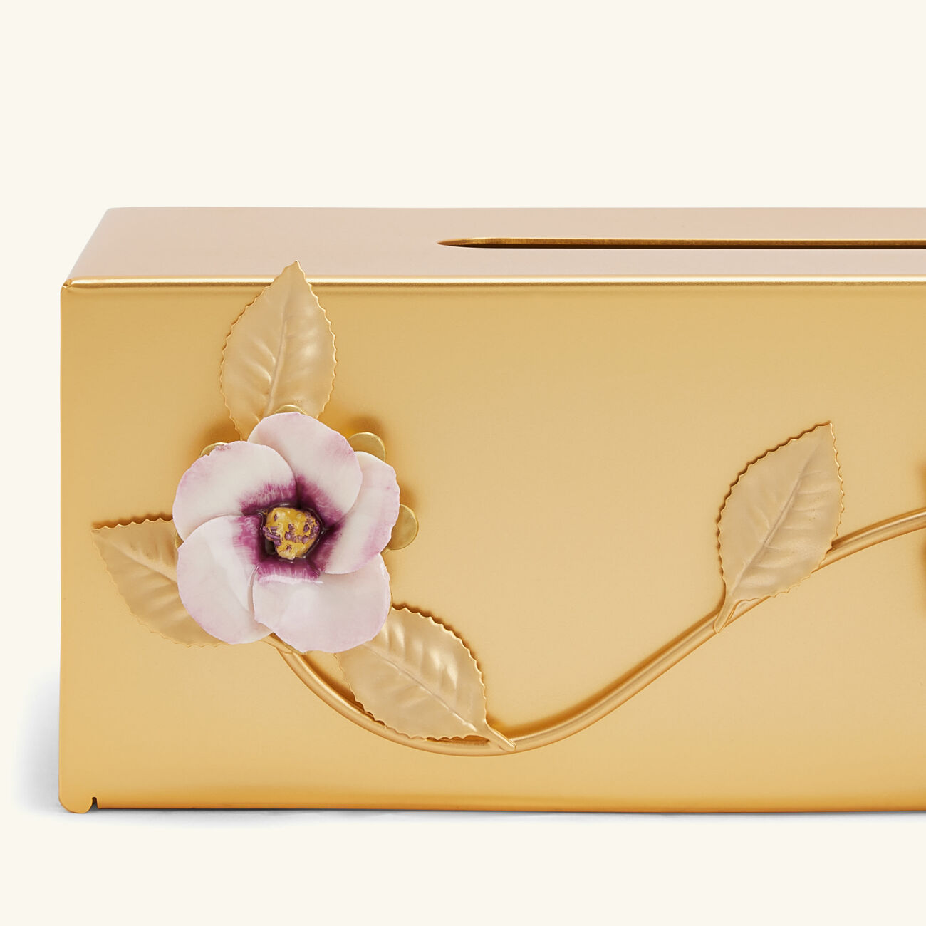 villari versaille tissue box gold