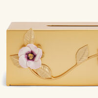 villari versaille tissue box gold