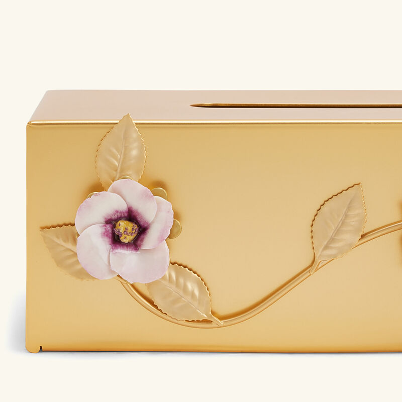 villari versaille tissue box gold