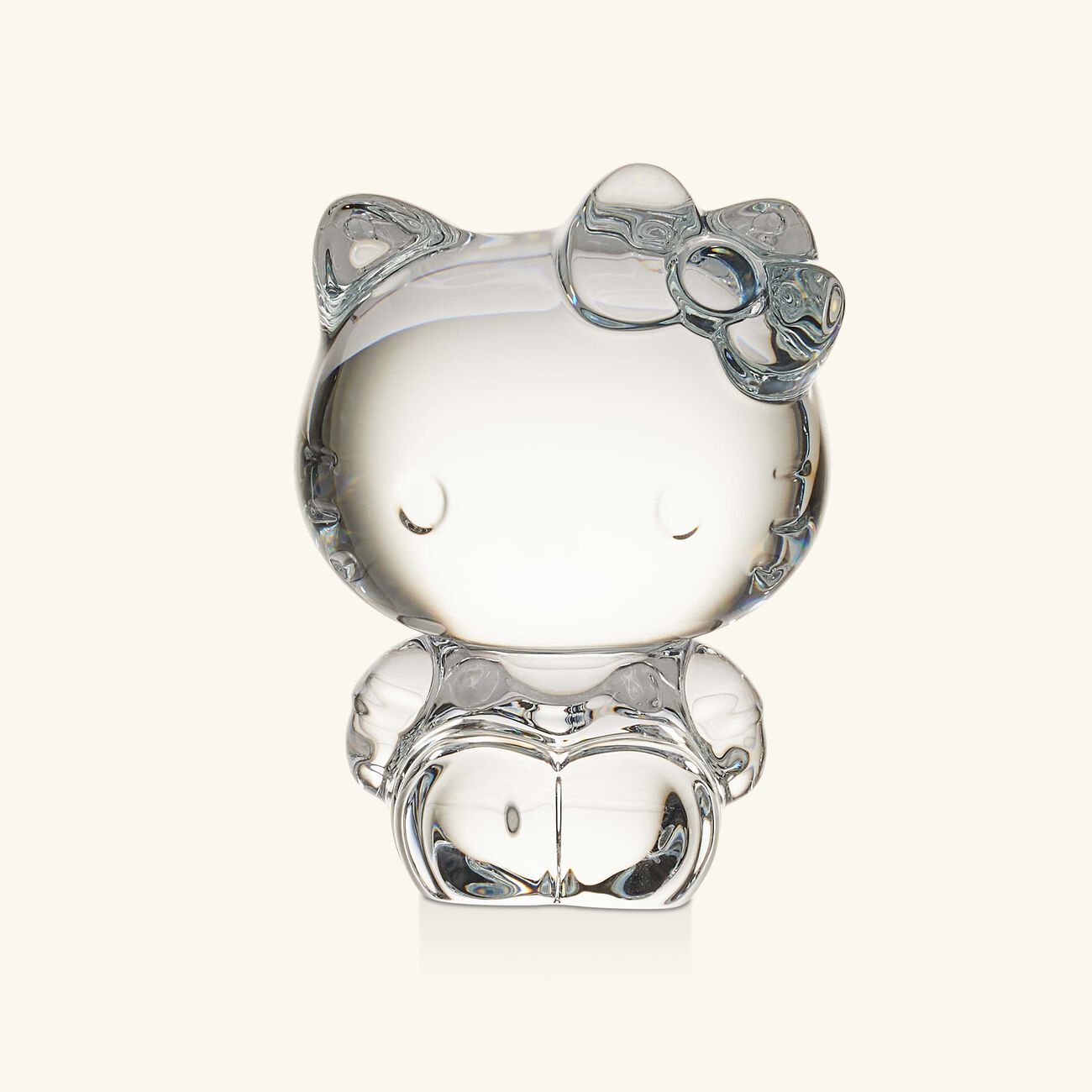 Happiness Paradise Hello Kitty Figurine Clear Small baccarat happiness paradise hello kitty figurine clear small