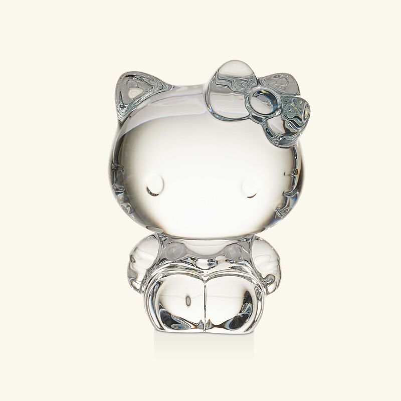 Happiness Paradise Hello Kitty Figurine Clear Small baccarat happiness paradise hello kitty figurine clear small