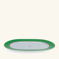 Signum Fern Plate Oval Green 24cm rosenthal signum fern plate oval green 24cm