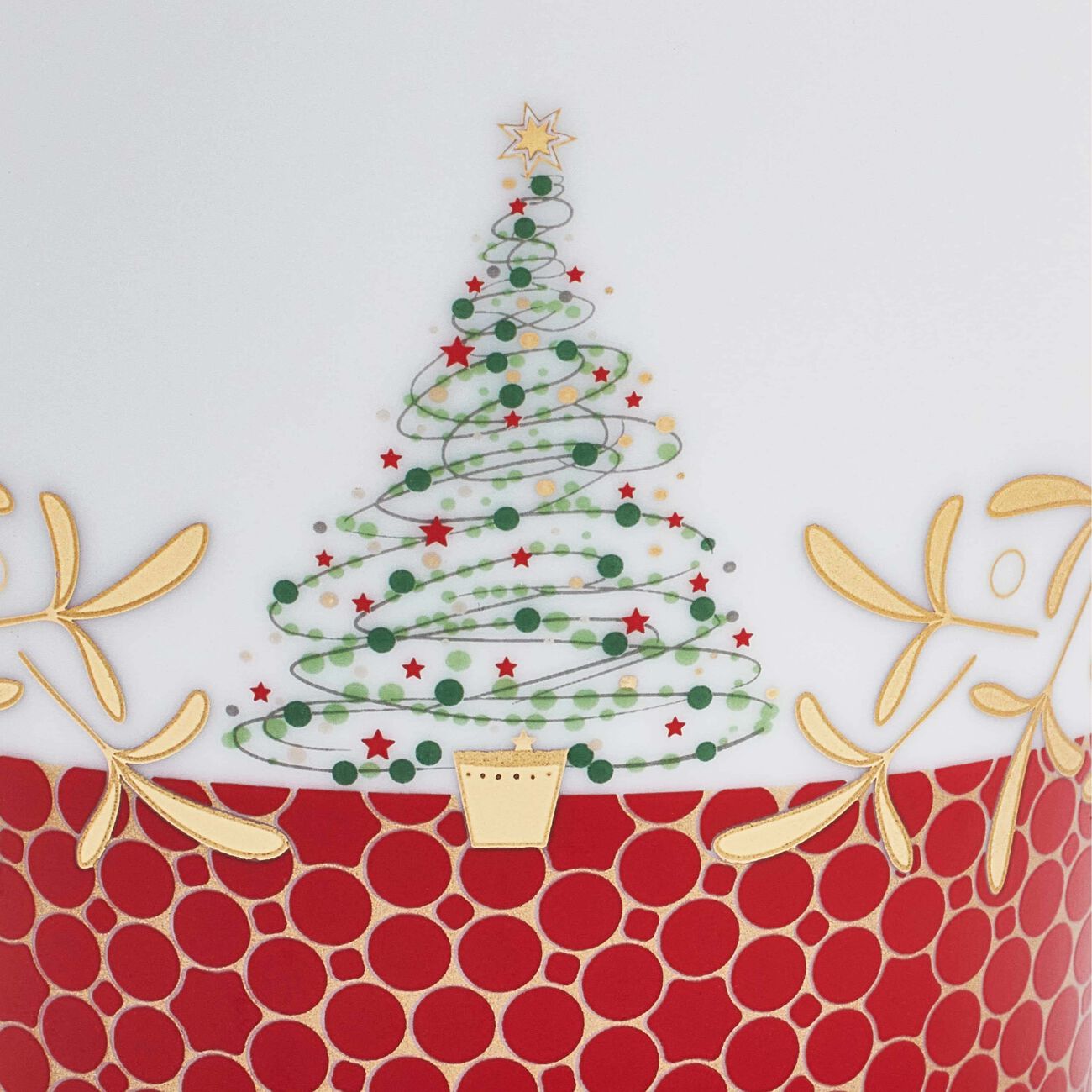 bernardaud noel tumbler with candle