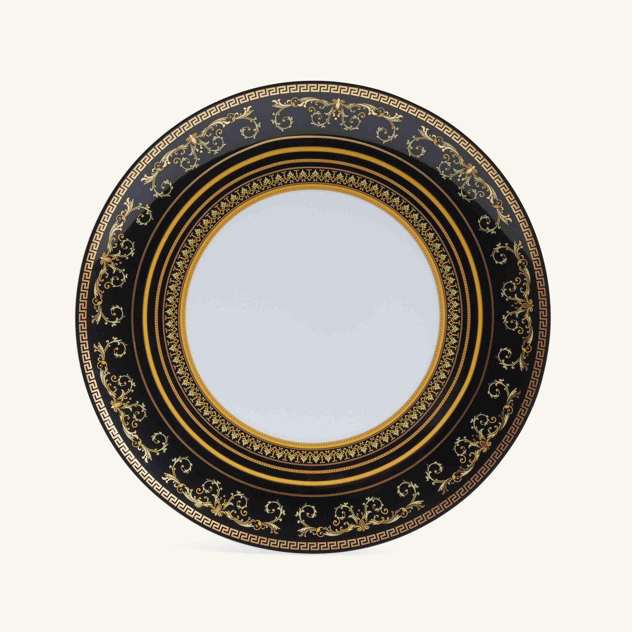 Virtus Gala Dinner Plate Round Black 27cm versace virtus gala dinner plate round black 27cm