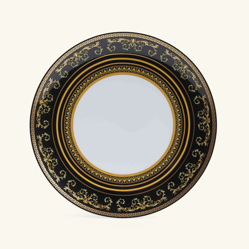 Virtus Gala Dinner Plate Round Black 27cm versace virtus gala dinner plate round black 27cm
