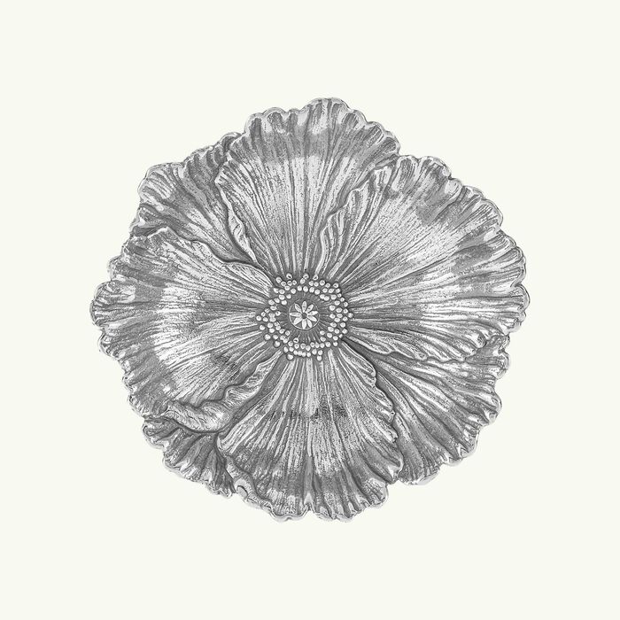 buccellati poppy flower bowl small silver