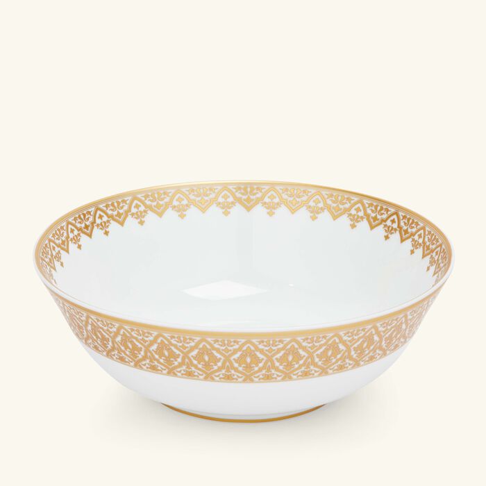 برناردو وعاء السلطة فينيس باللون الذهبي 25 سم