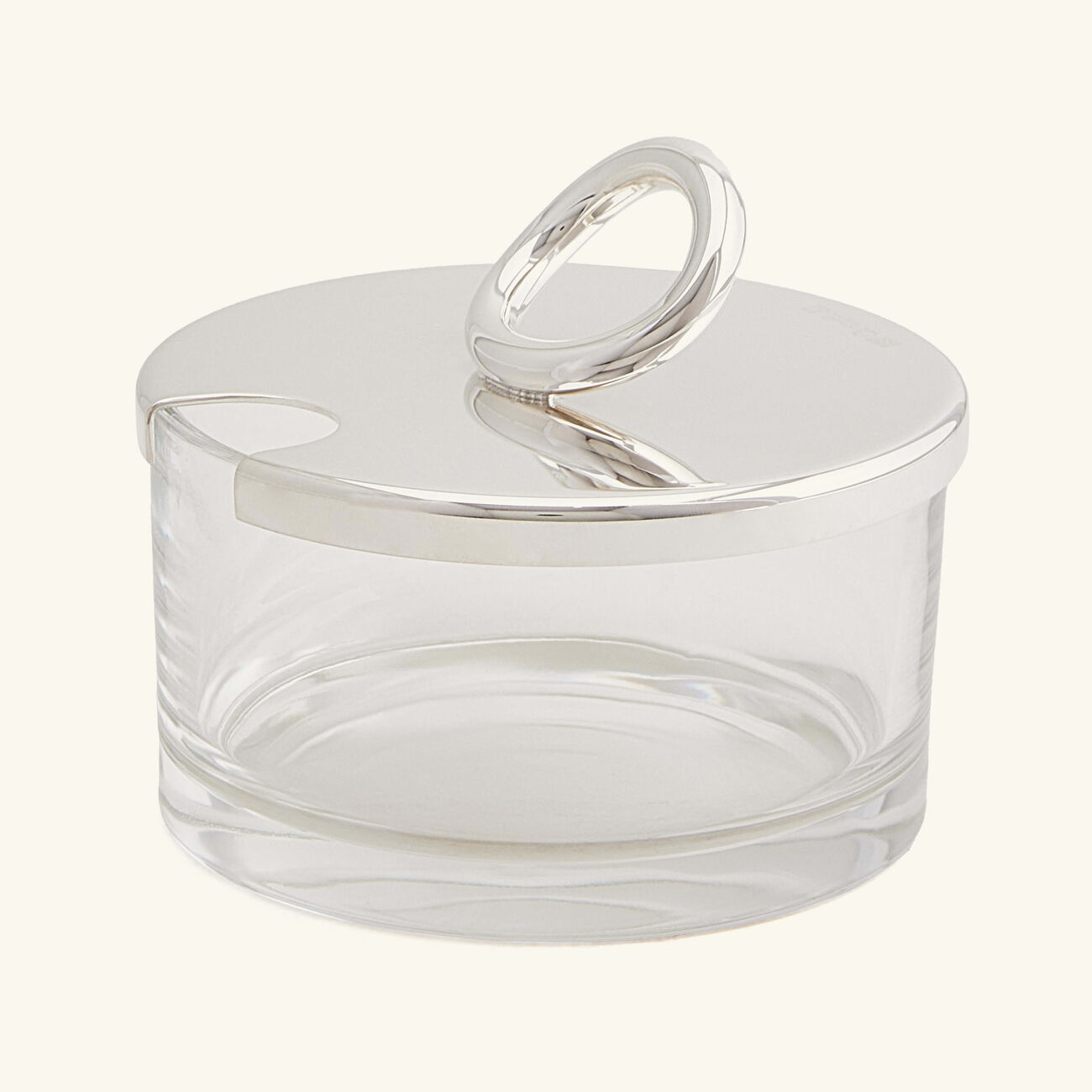christofle vertigo condiment dish silver plated 6cm