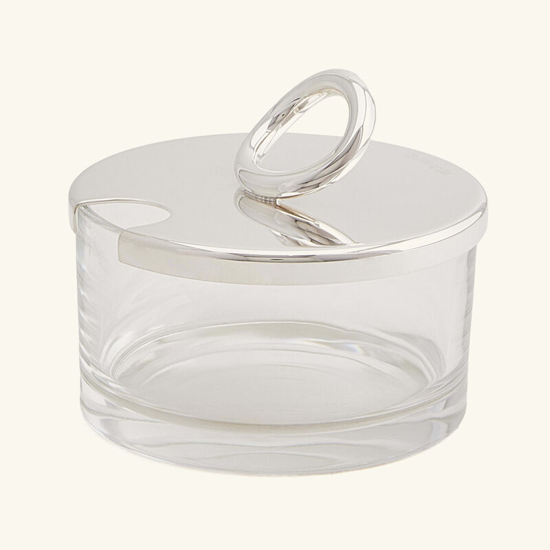 christofle vertigo condiment dish silver plated 6cm