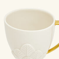 villari peacock coffee cup   saucer white