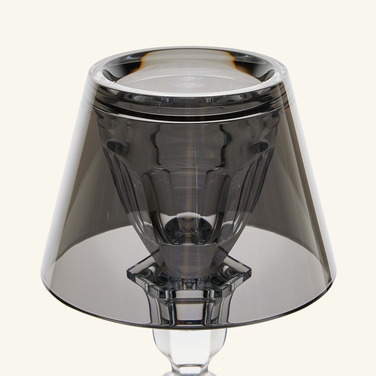 baccarat our fire candle holder silver