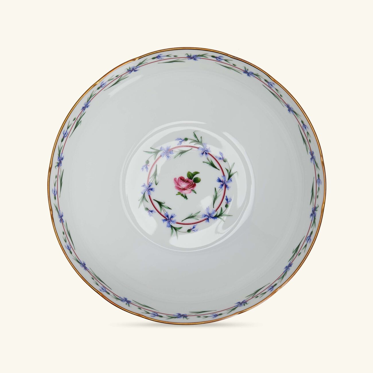 bernardaud le gobelet du roy salad bowl white 25cm