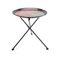 Voyage Au Rajasthan Foldable Small Round Table, small