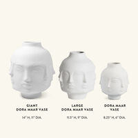 Dora Maar Vase Medium White jonathan adler dora maar vase medium white