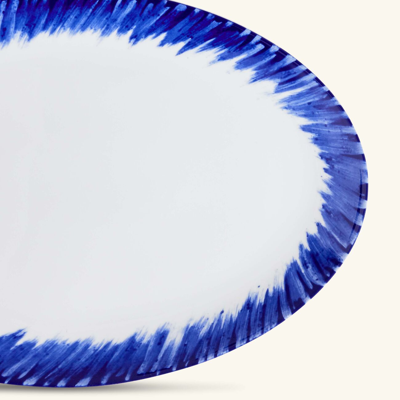 In Bloom Serving Platter Oval Blue 15cm bernardaud in bloom serving platter oval blue 15cm
