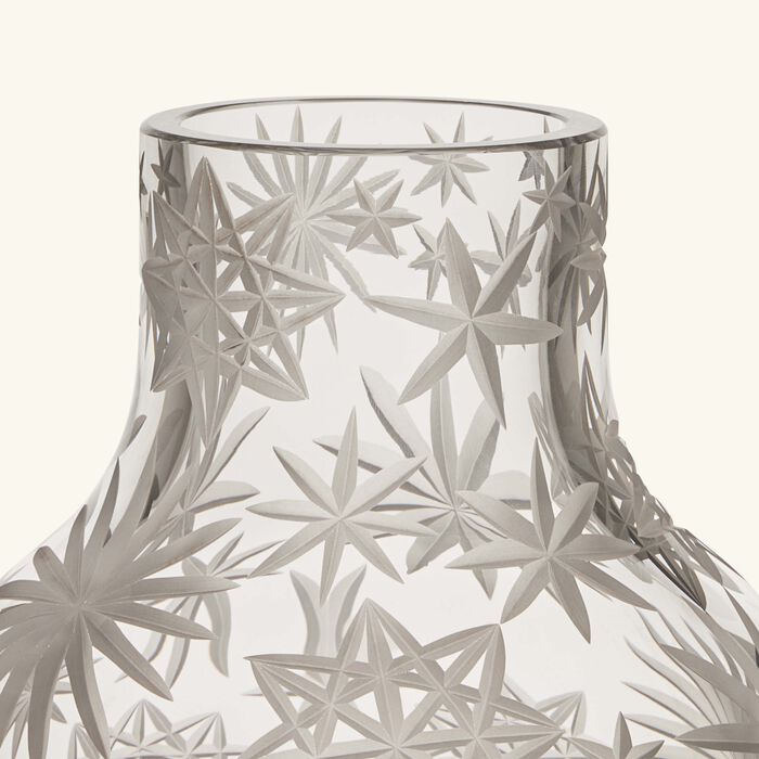 ruckl krakatit vase round medium clear