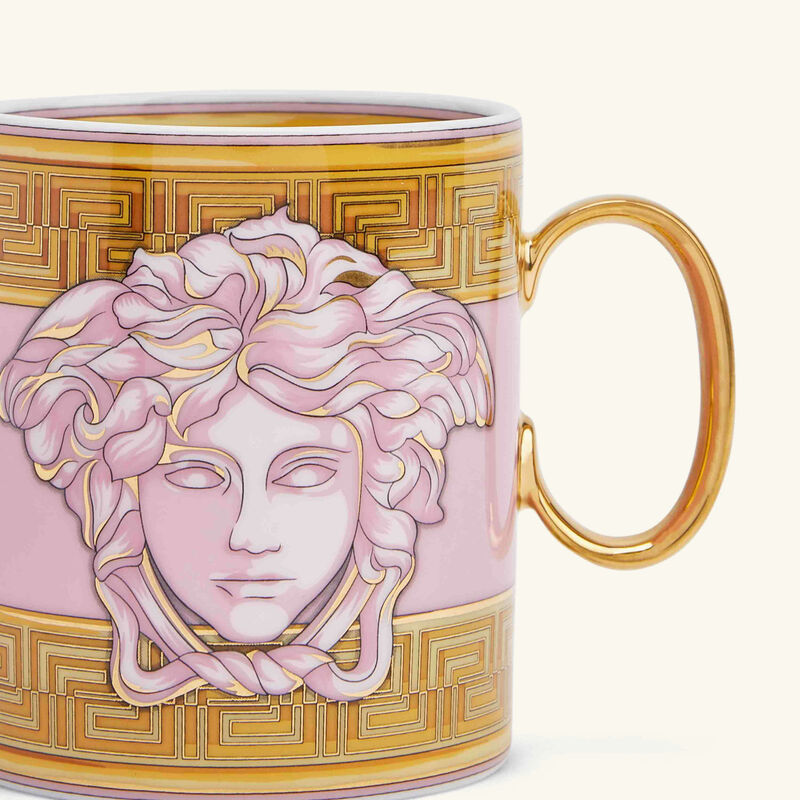 فيرساتشي إبريق الحليب ميدوزا أمبليفايد بينك كوين أبيض