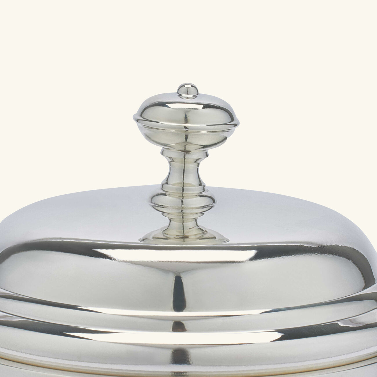 christofle albi sugar bowl with lid silver plated
