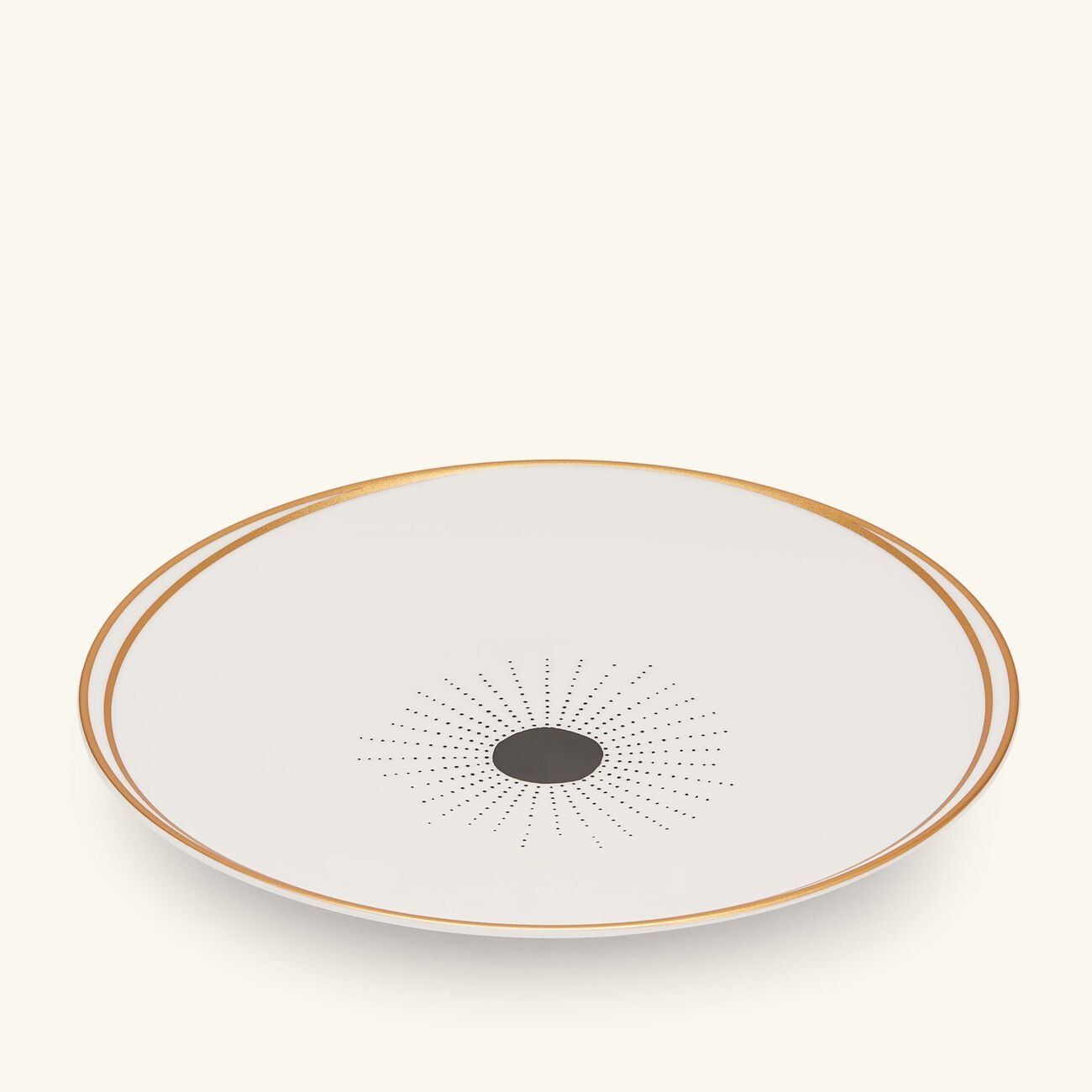 Aboro Salad Plate Round White 21cm bernardaud aboro salad plate round white 21cm