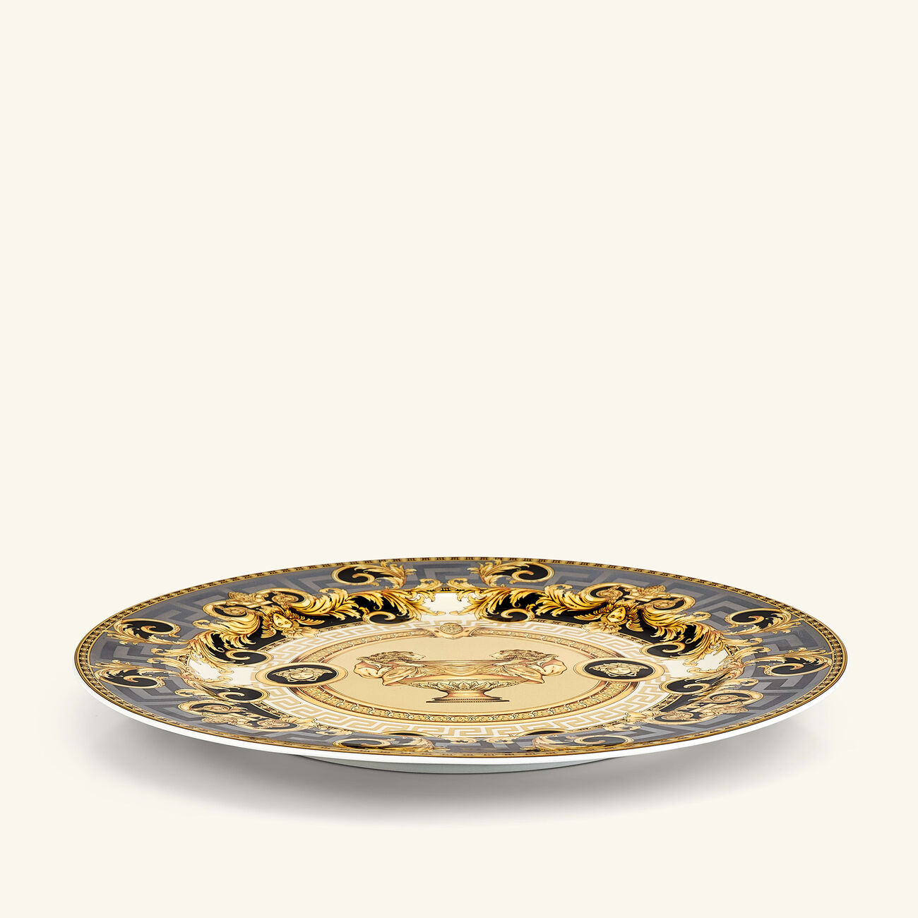 versace prestige gala underplate round gold 30cm