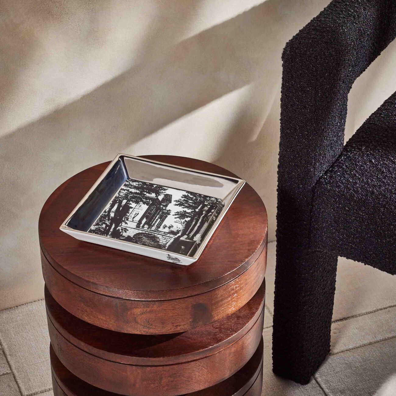 فورناسيتي صينية الحلى والمجوهرات جاردينو سيتيشينتسكو مربعة صغيرة