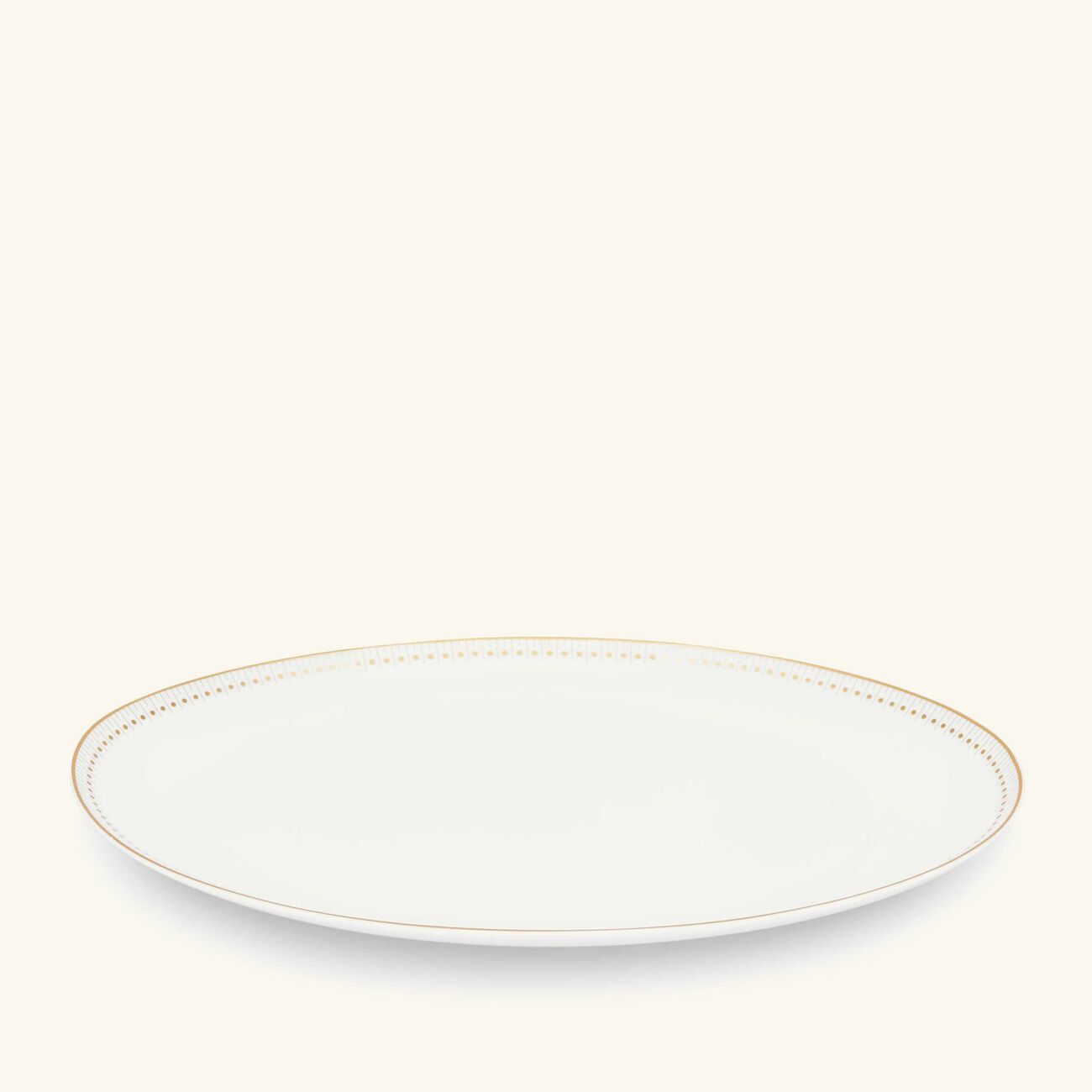 كريستوفل طبق مالميزون إمبيريال بيضاوي الشكل باللون الذهبي 38 سم