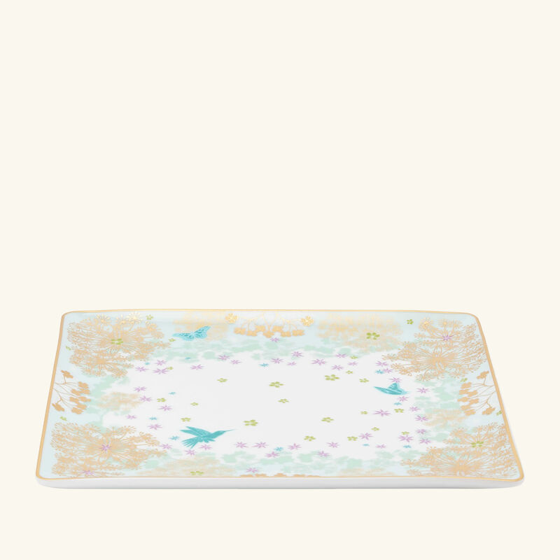 Feerie Michael Cailloux Serving Platter Rectangular Blue 22cm bernardaud feerie michael cailloux serving platter rectangular blue 22cm