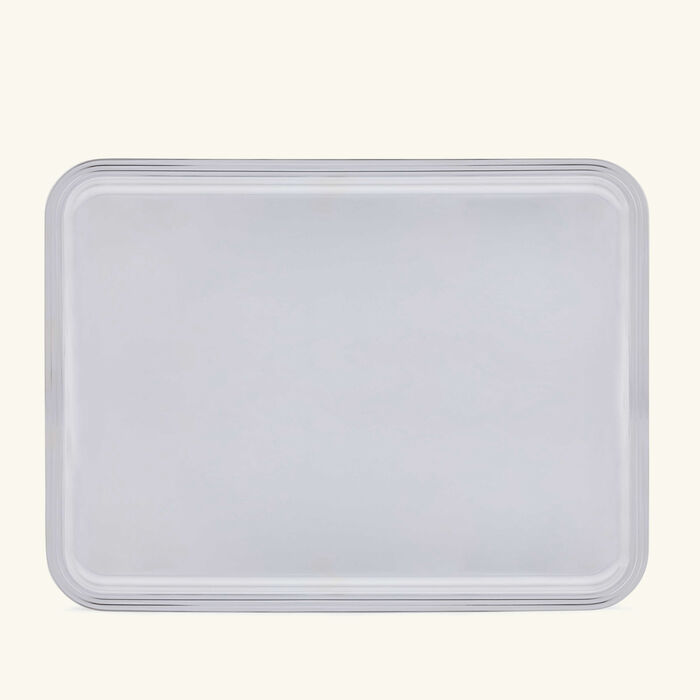 christofle albi serving tray rectangular large silver plated