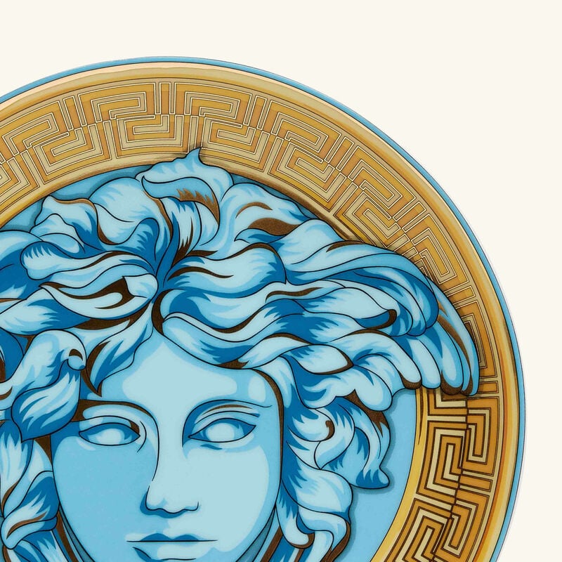 Medusa Amplified Blue Coin Bread & Butter Plate Round Blue 17cm versace medusa amplified blue coin bread butter plate round blue 17cm
